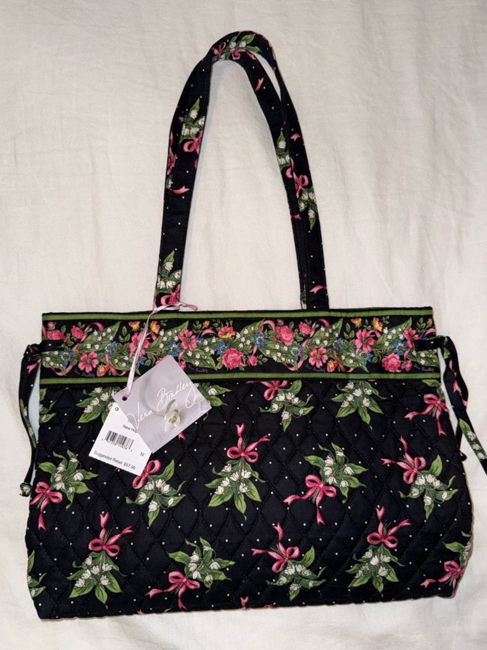 Vera Bradley New Hope Tie Tote NWT
